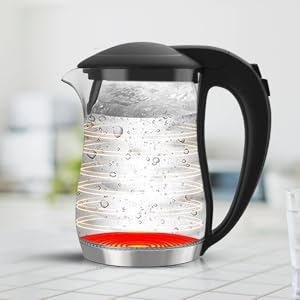 Nikai Electric Glass Kettle 1.7 Liter